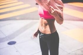Exercises for weight loss of the abdomen and sides
